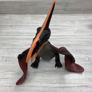 Creatology Pterodactyl 10” Action Figure Dinosaur Black and Red - NEW